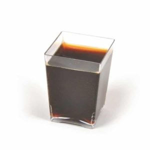 כוס קינוח מרובעת - 110 סמ"ק (מתאימה לבמת  קינוחים)