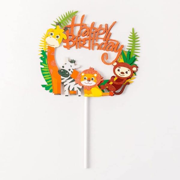 טופר HAPPY BIRTHDAY חיות