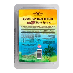 ממרח תמרים 100% | שקד תבור בד"ץ העדה החרדית