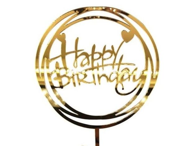 טופר עגול HBD זהב
