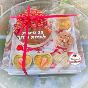 מארז לבן עם מכסה שקוף 26/26/11