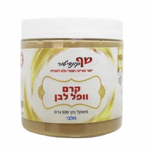 קרם וופל לבן (לואקר) 500 גרם | חלבי בד"ץ