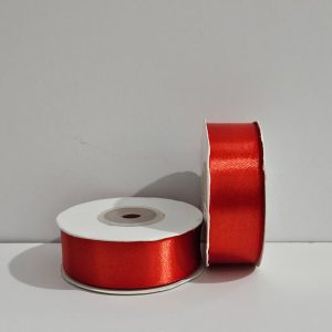 סרט סאטן | אדום | עובי 2.5 ס"מ