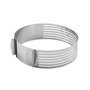 רינג לחיתוך עוגת שכבות 24-30 ס"מ גובה 8.5 ס"מ CUTTERPEELER