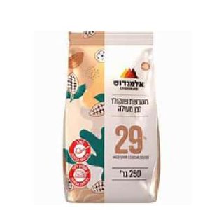 שוקולד אלמנדוס לבן 29% - 250 גרם | בד"ץ העדה החרדית