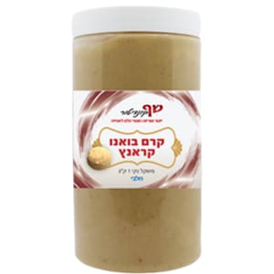 קרם בואנו קראנץ' | בתוספת שברי וופל ואגוזים מסוכרים - 1 ק"ג - חלבי בד"ץ בית יוסף