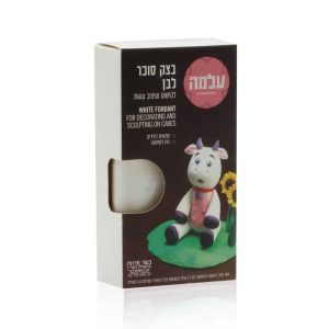 בצק סוכר 150 גרם לבן - עלמה