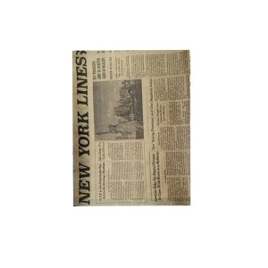 נייר פרגמנט עיתון חום ניו יורק - 30 יחידות