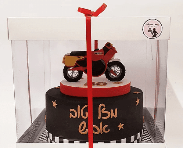 מארז מהודר שקוף לעוגה 32/32/30