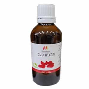 תמצית טעם מי ורדים - 50 מ"ל מנדלברג - בד"ץ העדה החרדית